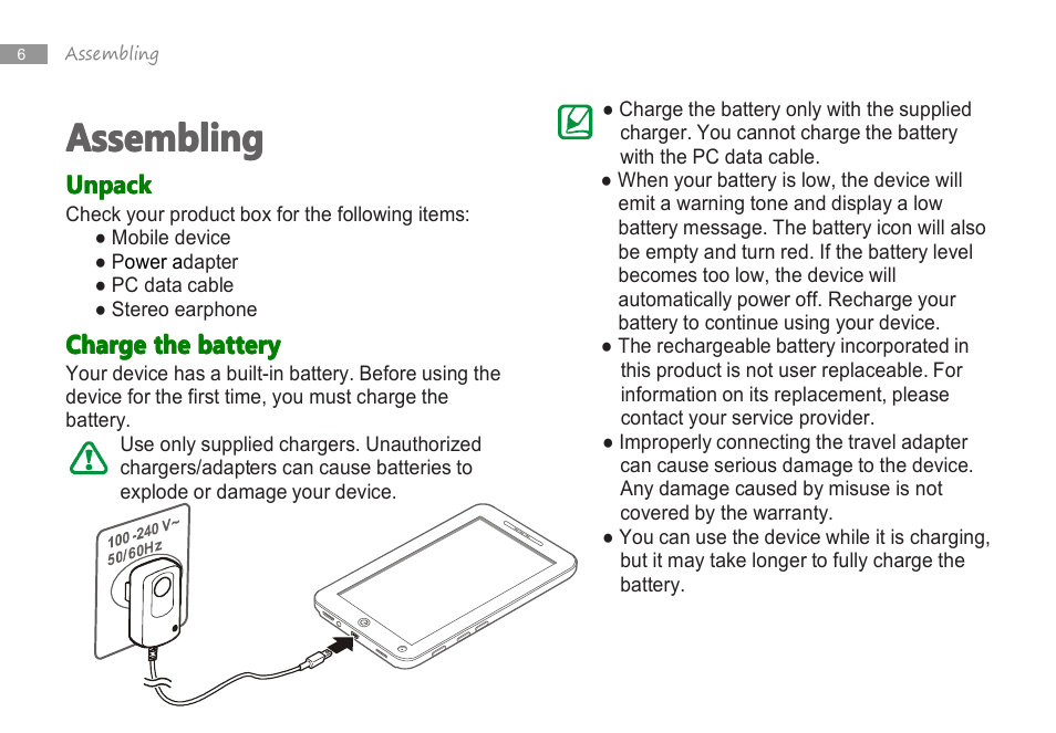 Assembling | Double Power Technology MD-740 User Manual | Page 8 / 62