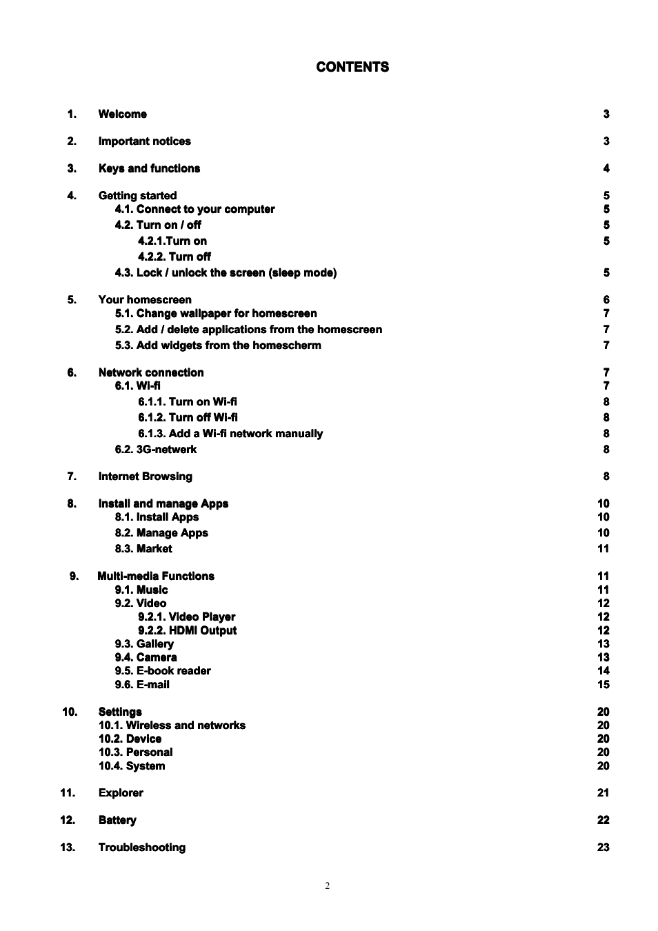 Double Power Technology T708 User Manual | Page 2 / 24