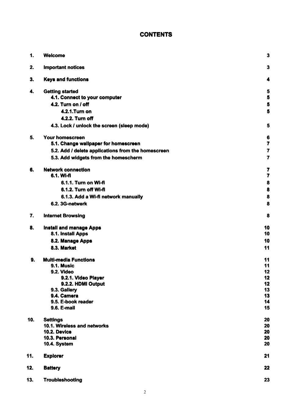 Double Power Technology M975 User Manual | Page 2 / 24