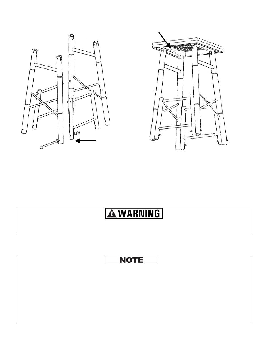 Assembling the bar stools, Maintenance | AmeriHome BABBS2 Bamboo Bar Stools User Manual | Page 5 / 7