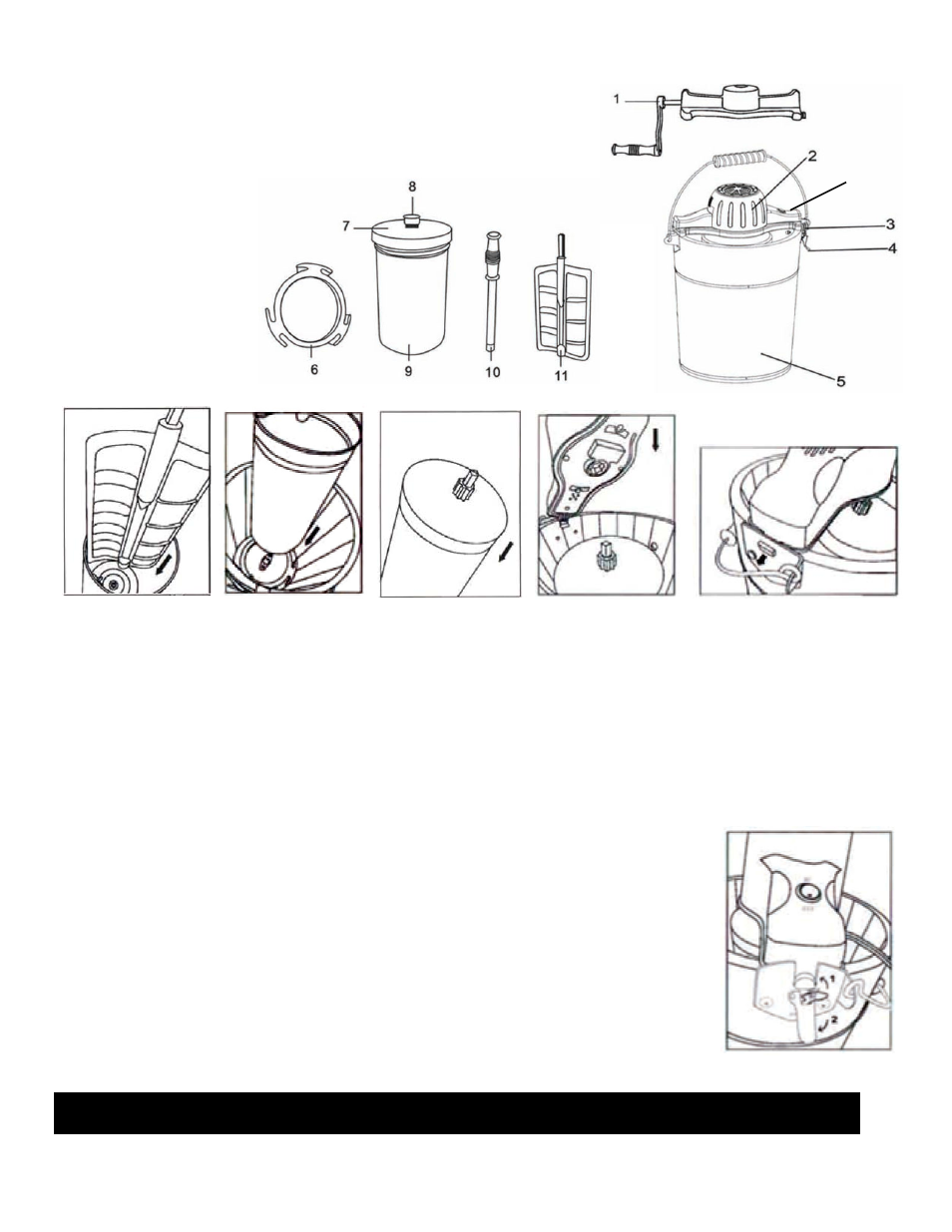AmeriHome ICM6 6 Qt. Ice Cream Maker User Manual | Page 3 / 8