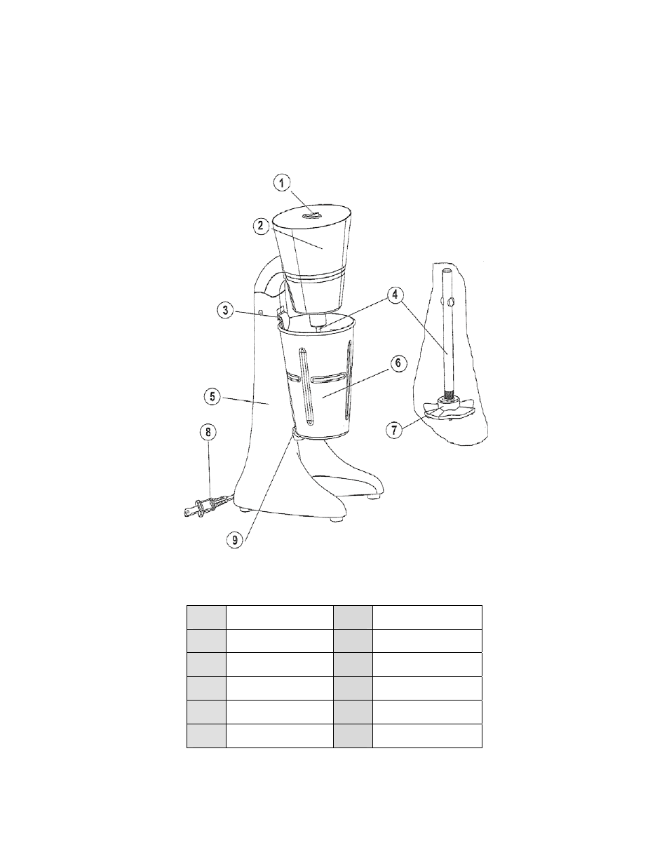 Item | AmeriHome MSMIX Milk Shake Mixer User Manual | Page 2 / 4