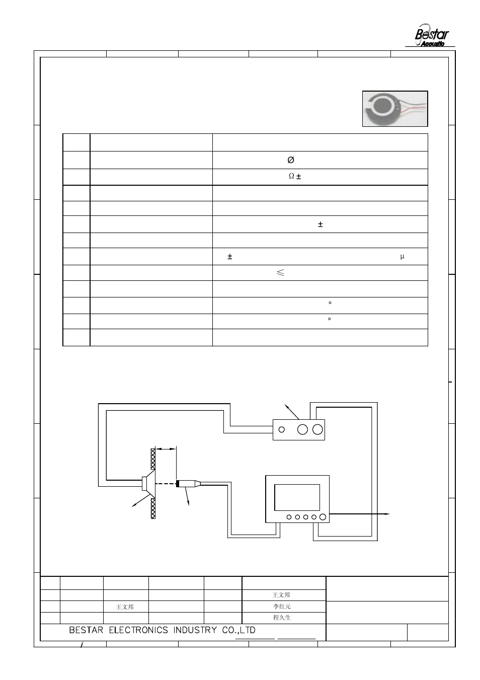 Characteristics, 1 electrical and mechanical characteristics | BeStar BMS20-11C-08H4.5RW020 LF User Manual | Page 2 / 6