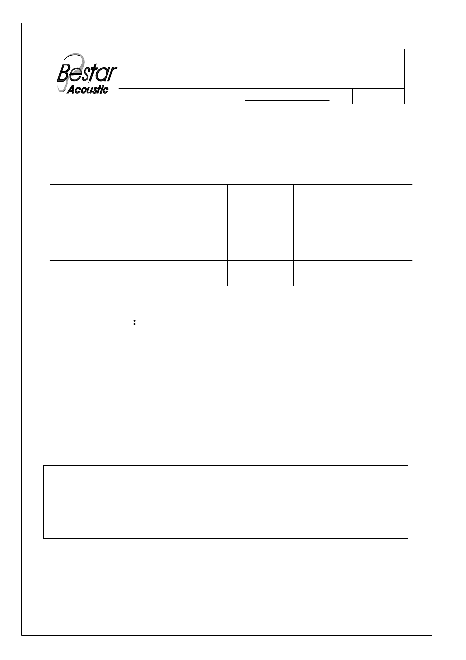 BeStar BLS2828-12-04H11 LF User Manual | 6 pages