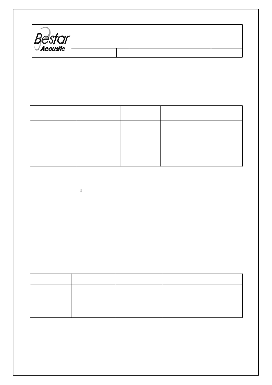 BeStar BMS36-12-08H4.8-01 LF User Manual | 6 pages