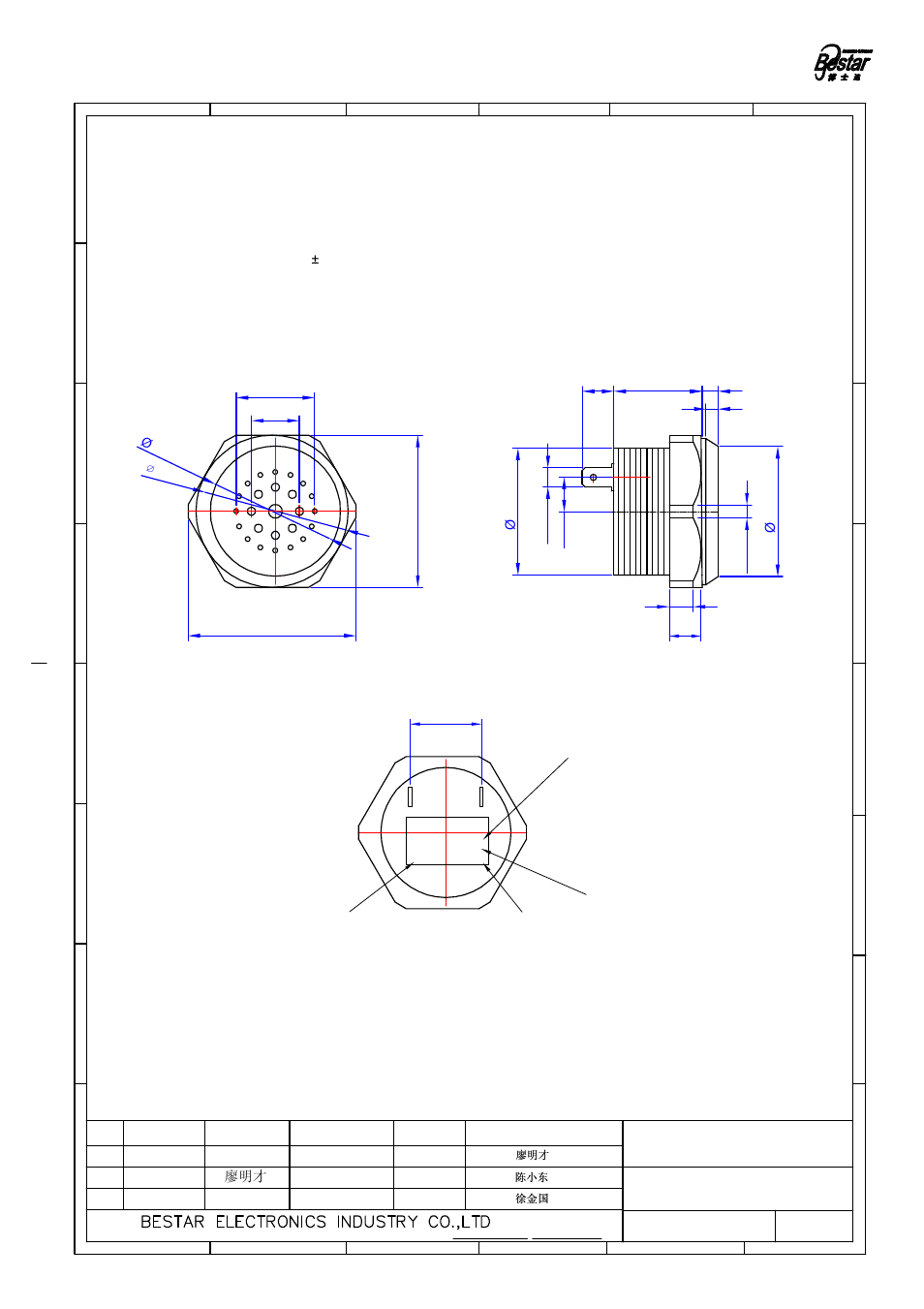 Drawing, Piezo buzzer | BeStar BPT3226C12VDCB User Manual | Page 3 / 6