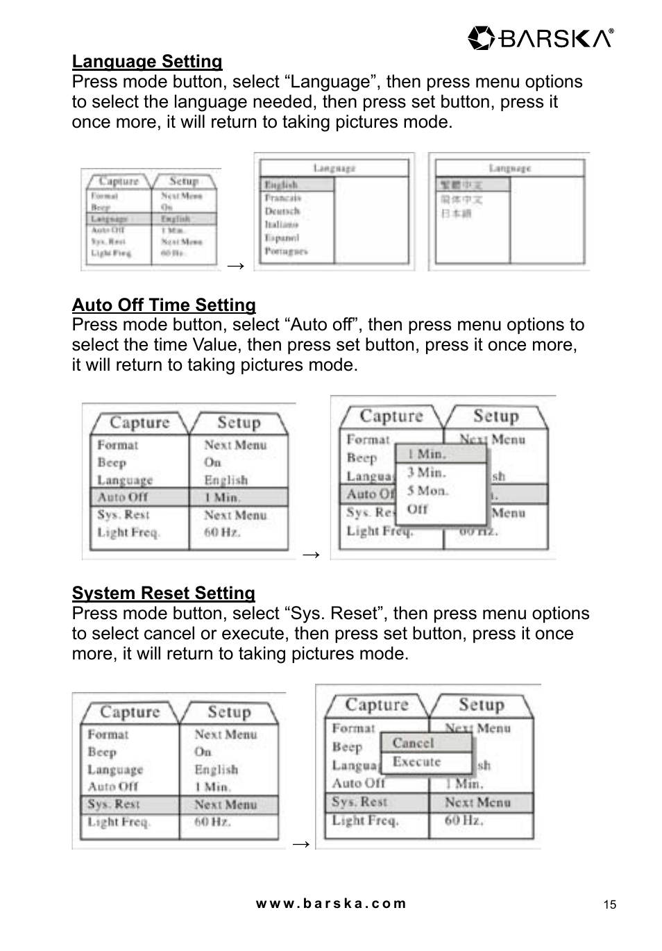 BARSKA AH11410 8x32 Point N View 8MP Binocular Manual User Manual | Page 15 / 20