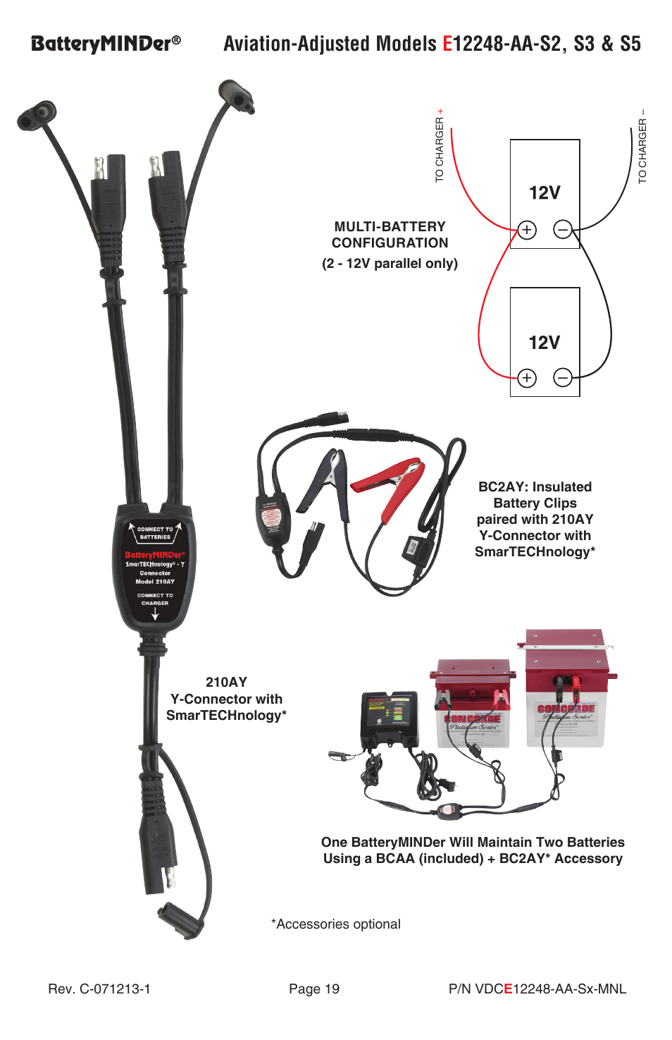 Batteryminder | BatteryMINDer E12248-AA-Series User Manual | Page 19 / 24