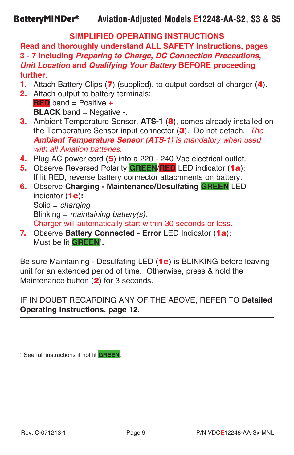 BatteryMINDer E12248-AA-Series User Manual | Page 9 / 24