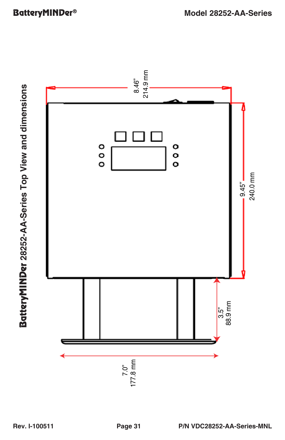 BatteryMINDer 28252-AA-Series User Manual | Page 31 / 36