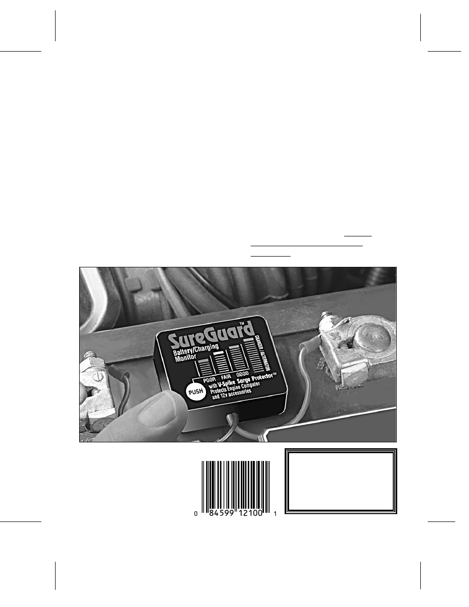 Vdc electronics,inc | BatteryMINDer SureGuard 12100 User Manual | Page 2 / 2