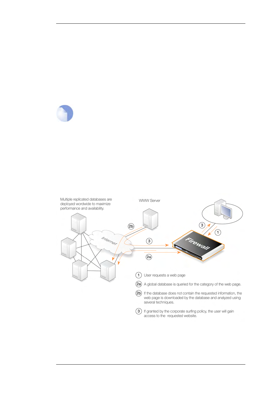 Dynamic web content filtering, Dynamic content filtering flow, Section 6.3.4, “dynamic web content filtering | D-Link DFL-2500 User Manual | Page 172 / 355