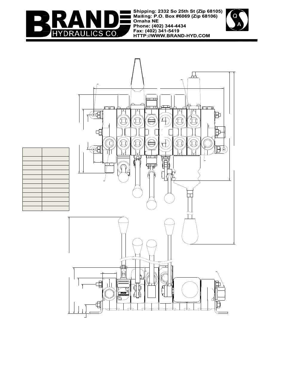 Revision 10-12 | BRAND Hydraulics 34 SERIES SECTIONAL DIRECTIONAL CONTROL VALVES User Manual | Page 3 / 3