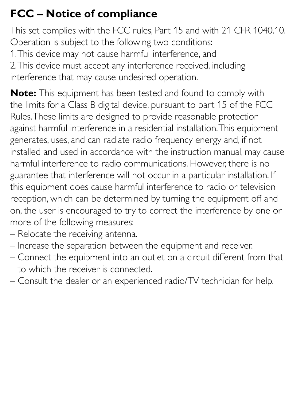 Philips WUB1110 User Manual | Page 5 / 12