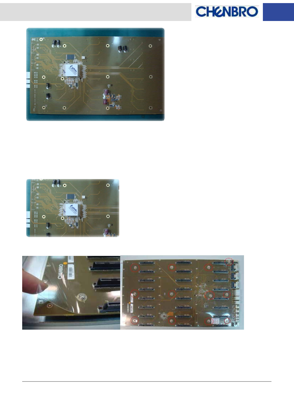 Chenbro NR40700 6Gb/s 24-port 3.5 mini-SAS expander backplane(80H10024001A0) - Manual User Manual | Page 13 / 17