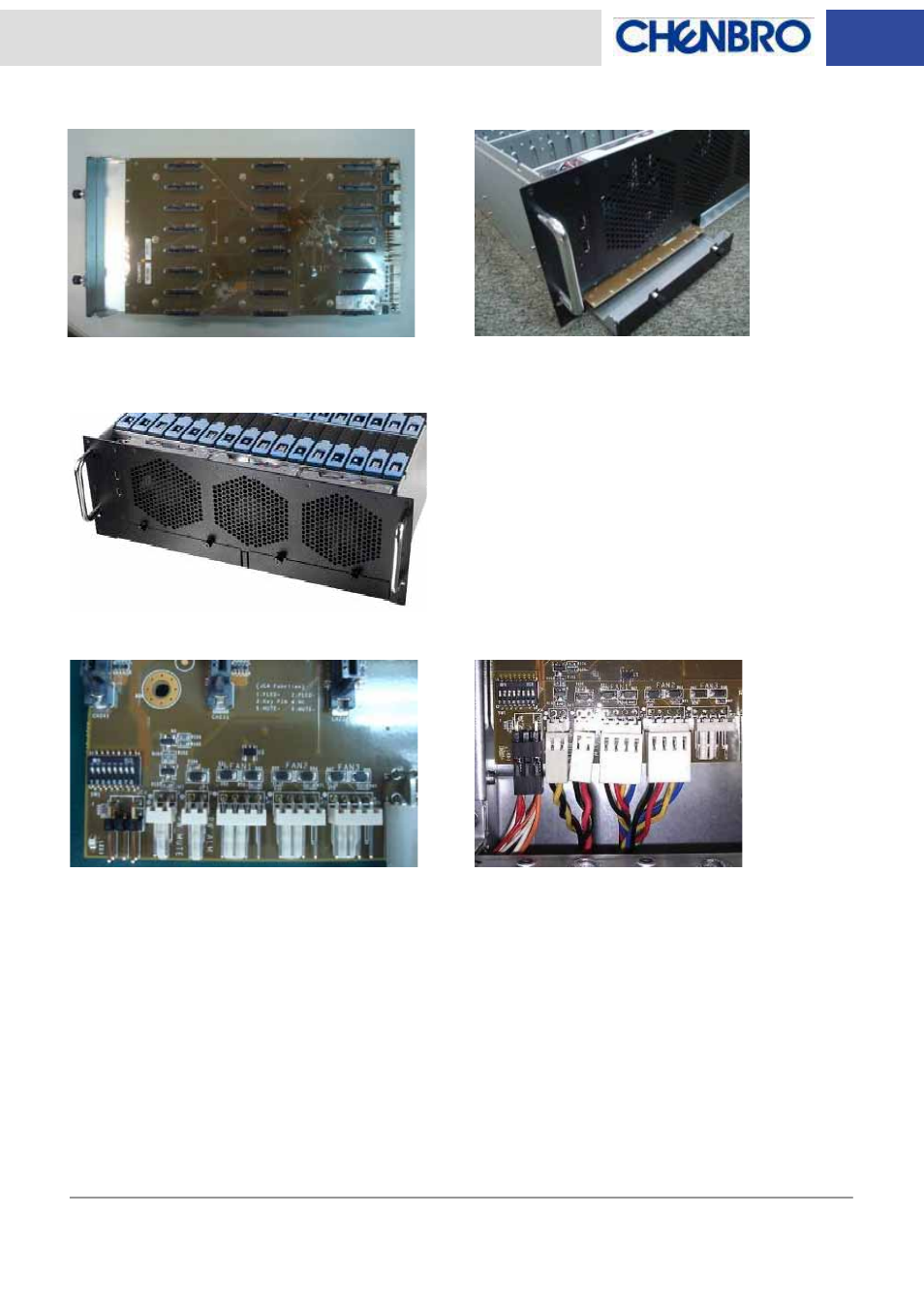 Fan fan 2 fan 3 | Chenbro NR40700 6Gb/s 24-port 3.5 mini-SAS expander backplane(80H10024001A0) - Manual User Manual | Page 14 / 17