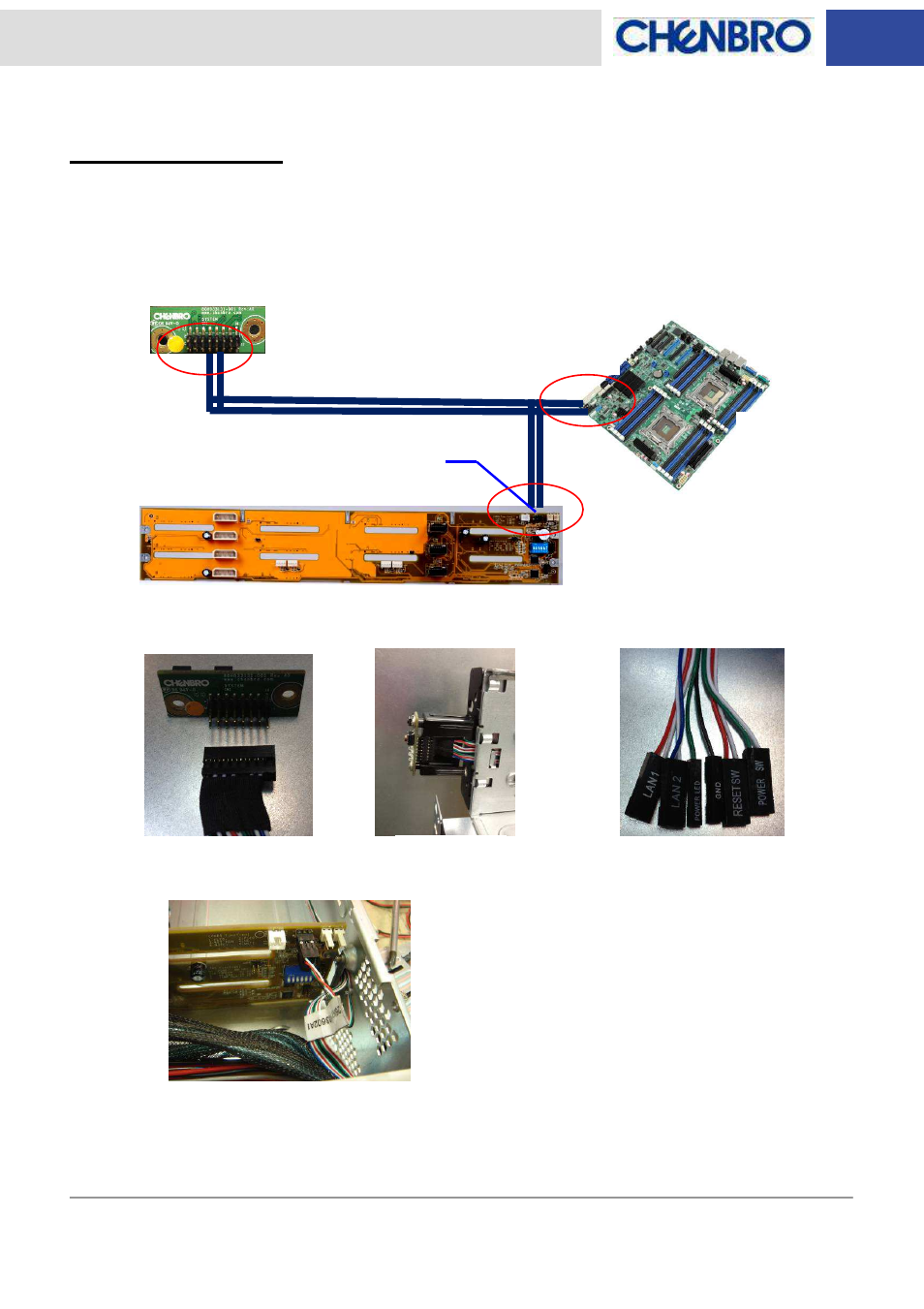 Led board wiring | Chenbro RM13108 LED Board(80H033131-001), Features and Jumper Settings - Manual User Manual | Page 8 / 8