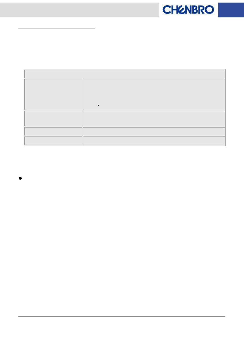 Led board specification, Accommodation chassis | Chenbro RM13604 LED Board(80H03324101A0), Features and Jumper Settings - Manual User Manual | Page 5 / 8