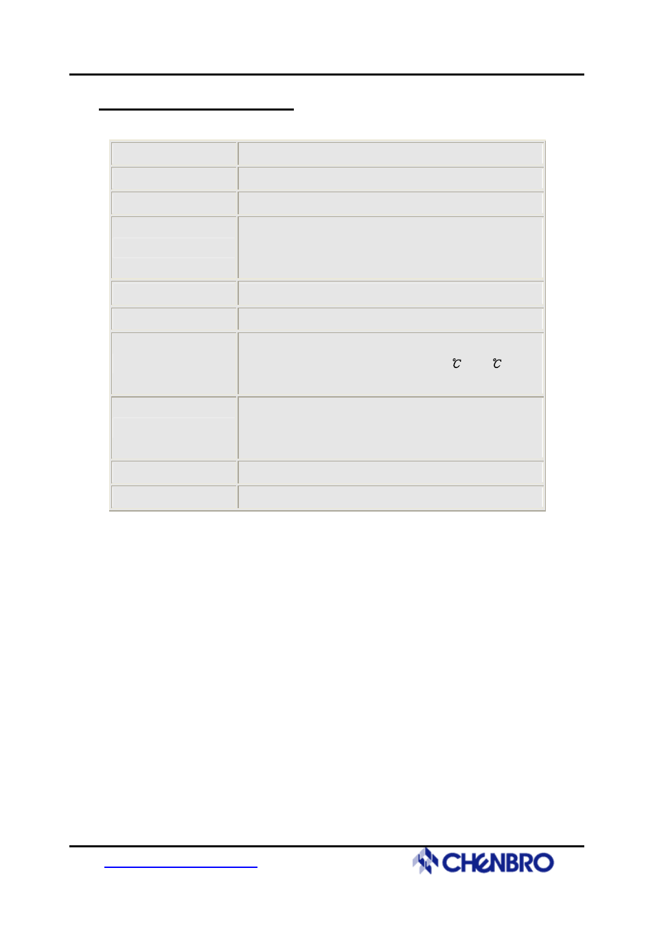 Hardware specification | Chenbro RM21706 3Gb/s 6-port 3.5 SATA/SAS Backplane(80H103217-004) - Manual User Manual | Page 2 / 6