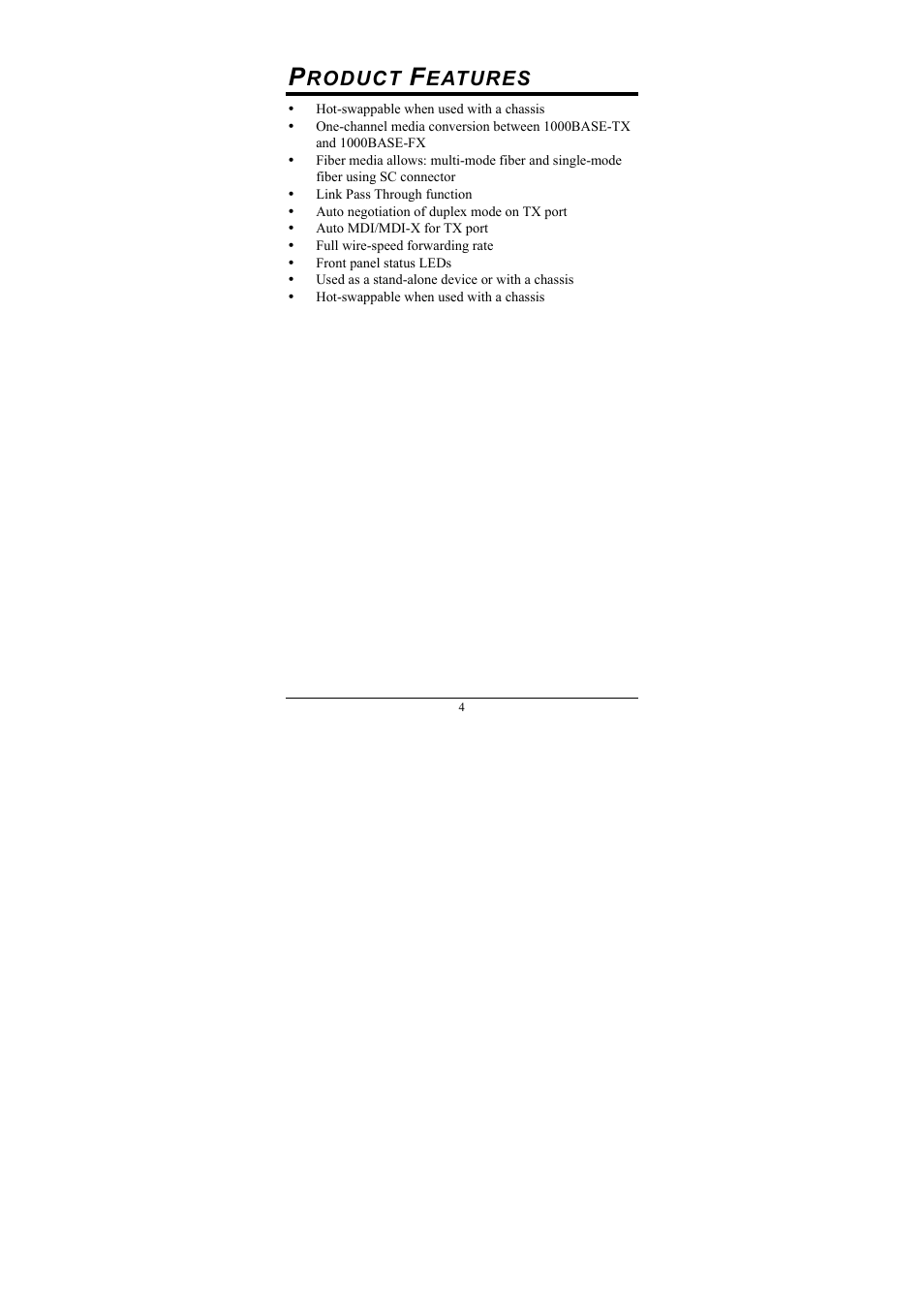 Roduct, Eatures | D-Link DMC-810SC User Manual | Page 4 / 10