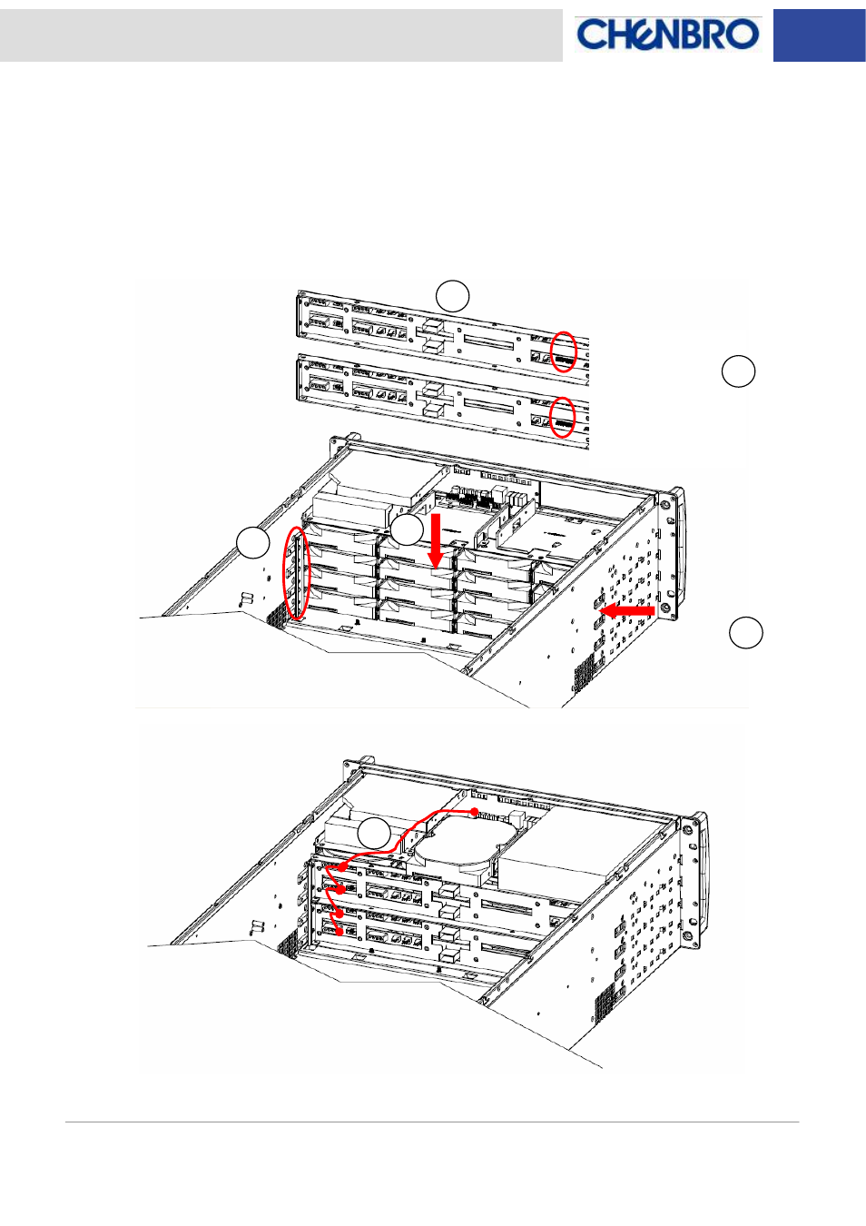 Chenbro RM51424 3Gb/s 4-port 3.5 mini-SAS backplane (80H103215-013) Rev. A1 - Manual User Manual | Page 10 / 21
