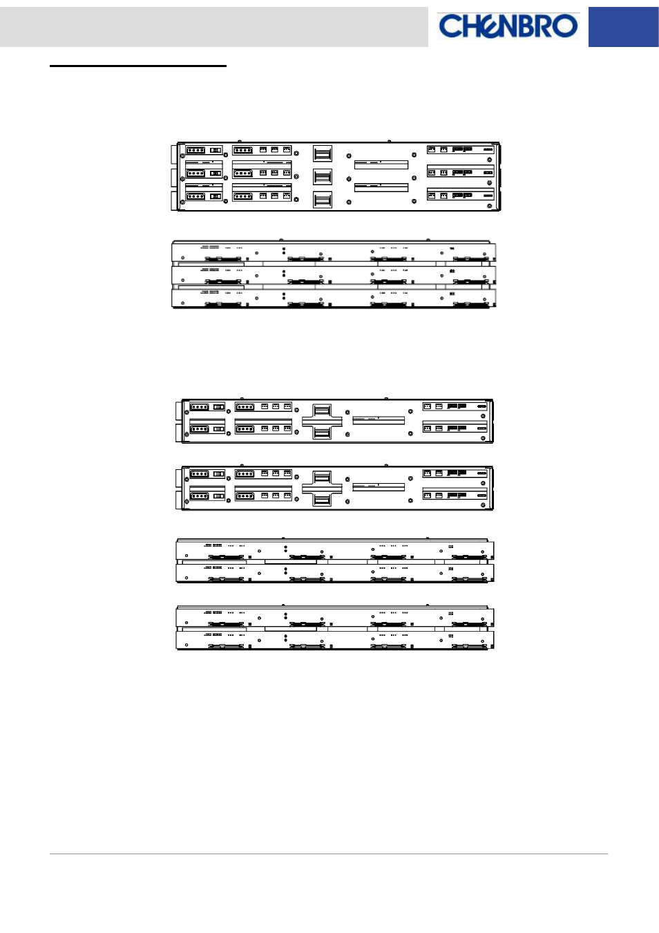 Backplane assembly | Chenbro RM51424 3Gb/s 4-port 3.5 mini-SAS Backplane(80H103215-013) Rev. A0 - Manual User Manual | Page 7 / 20