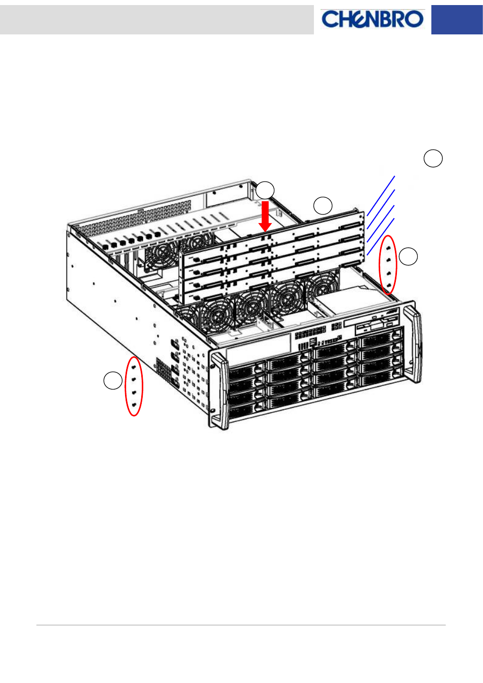 Chenbro RM51424 3Gb/s 4-port 3.5 mini-SAS Backplane(80H103215-013) Rev. B0 - Manual User Manual | Page 10 / 21