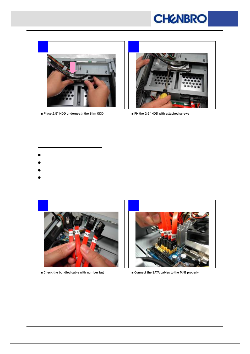 Connecting devices | Chenbro ES34169 - Installation User Manual | Page 13 / 17