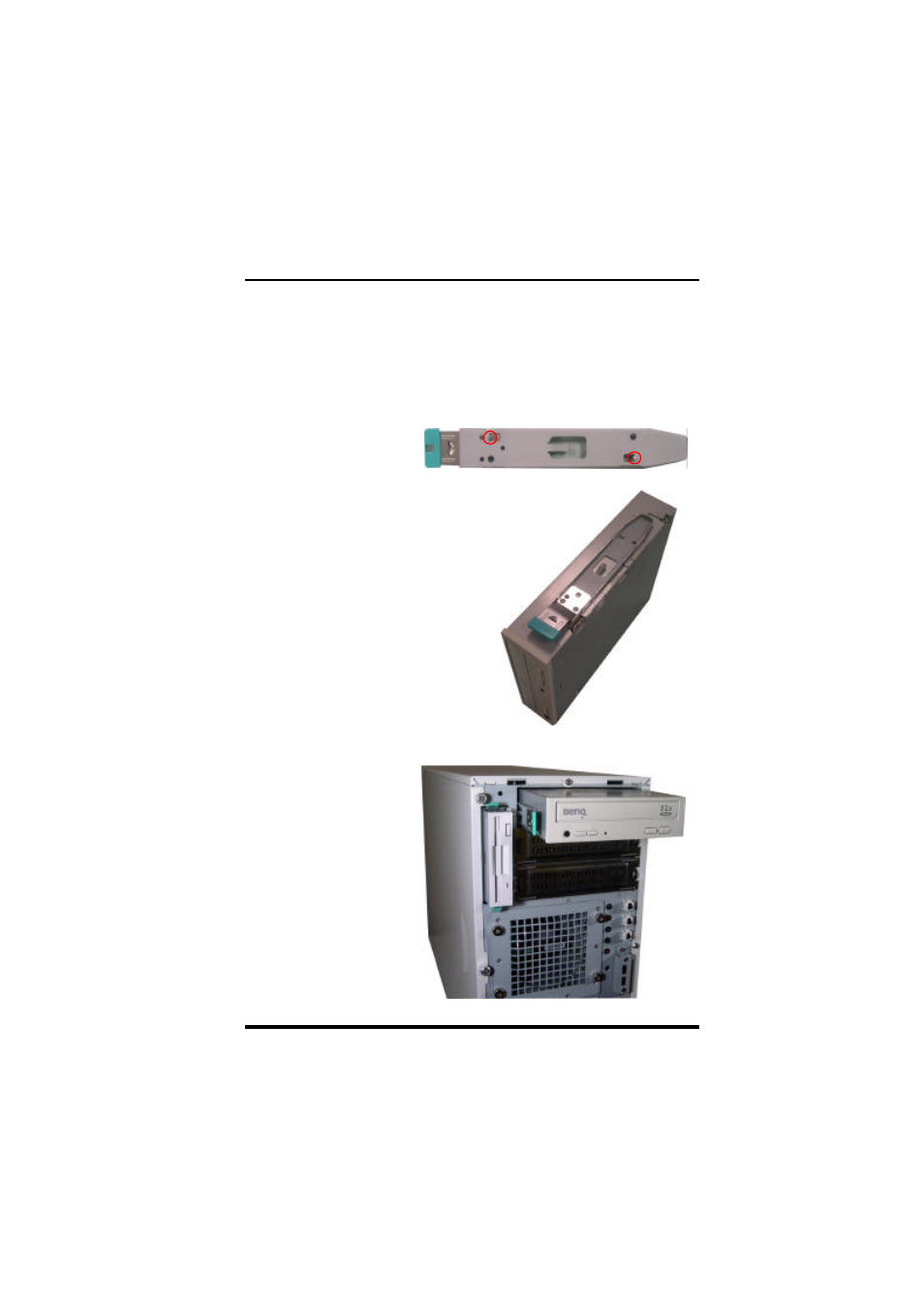 8 installing the cd-rom drive | Chenbro SR107 Series - Installation User Manual | Page 35 / 36