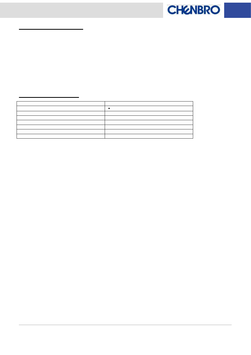 Safety instruction, Revision history | Chenbro SK31101 6Gb/s 1-port SATA/SAS Backplane, For SK31101 - Manual User Manual | Page 4 / 8