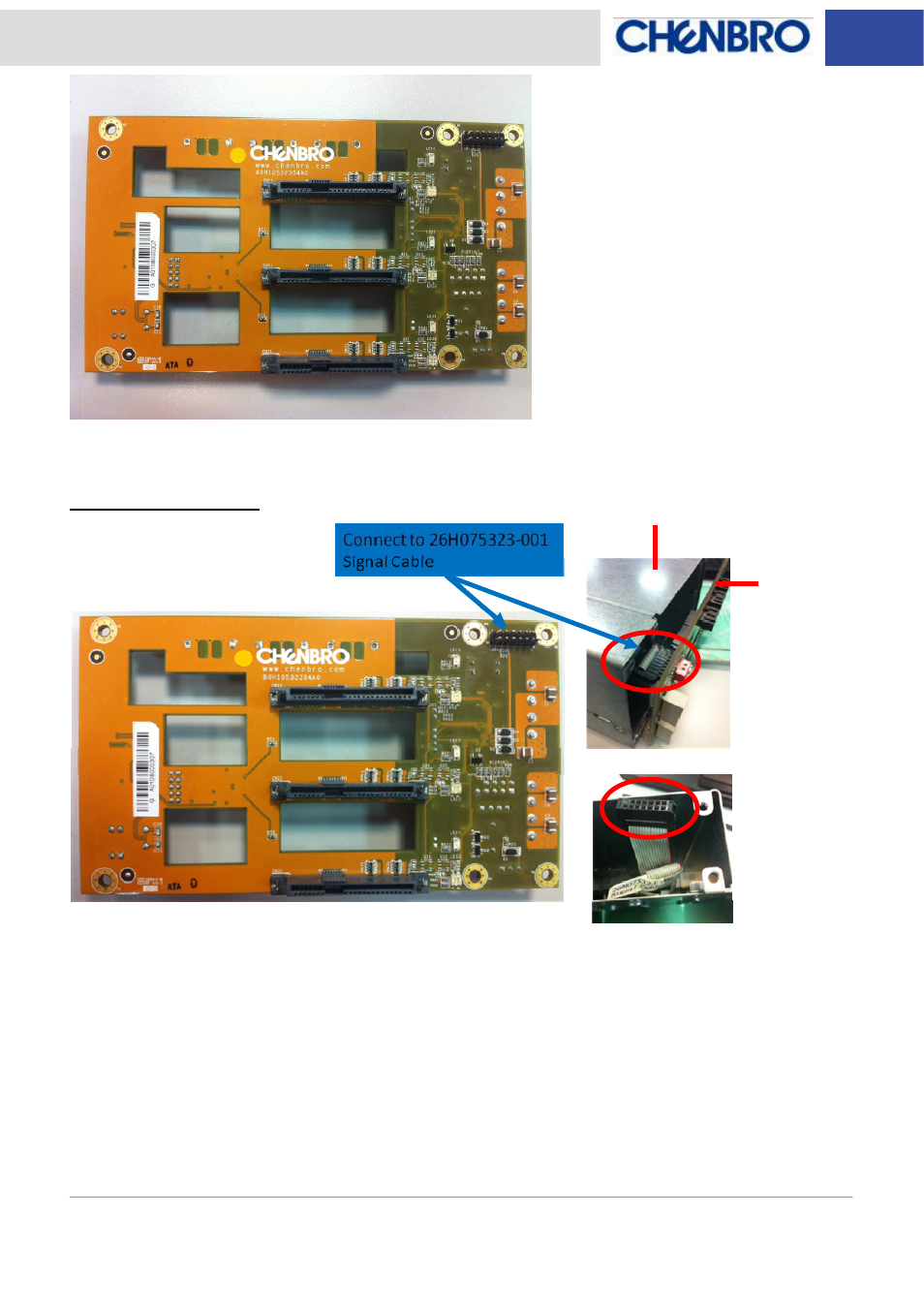 Backplane wiring | Chenbro SK32303 6Gb/s 3-port 3.5 SATA/SAS Backplane for SK32303 - Manual User Manual | Page 10 / 11
