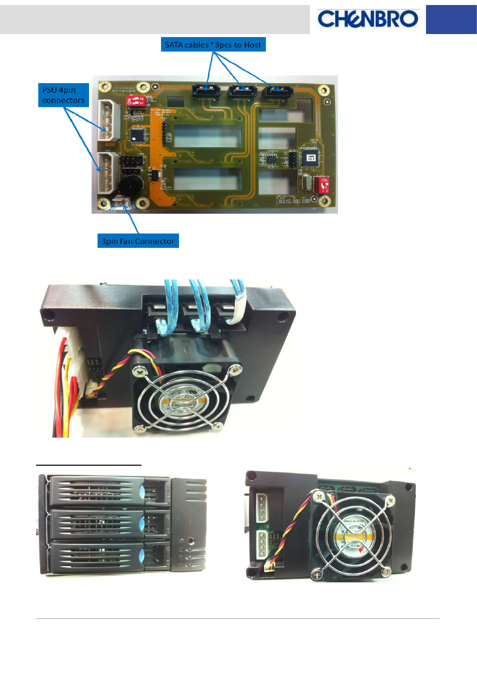 Chenbro SK32303 6Gb/s 3-port 3.5 SATA/SAS Backplane for SK32303 - Manual User Manual | Page 11 / 11