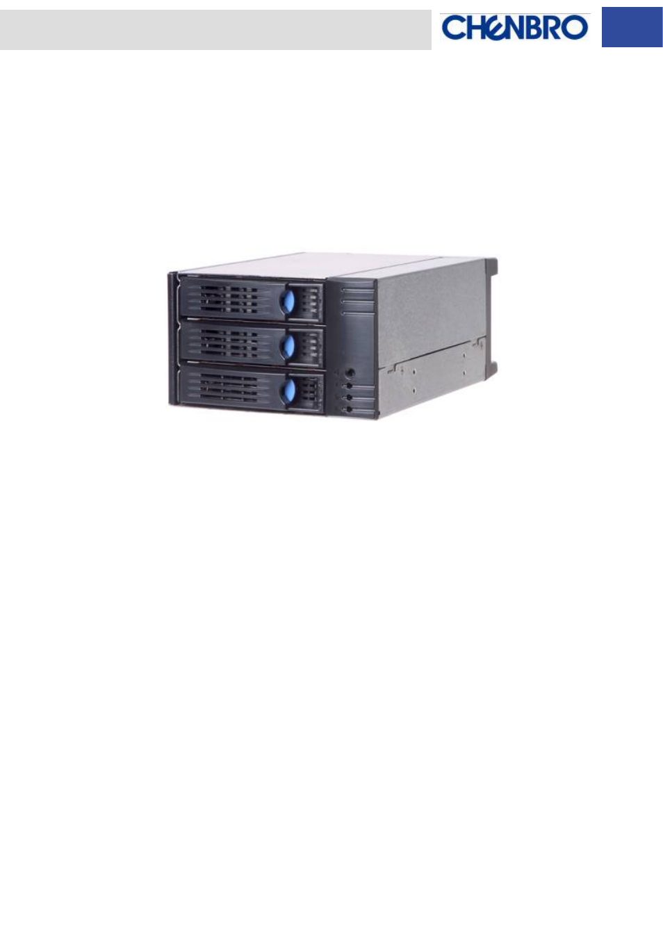 Chenbro SK32303 Installation Guide with 3Gb/s SATA/SAS Backplane - Manual User Manual | 17 pages