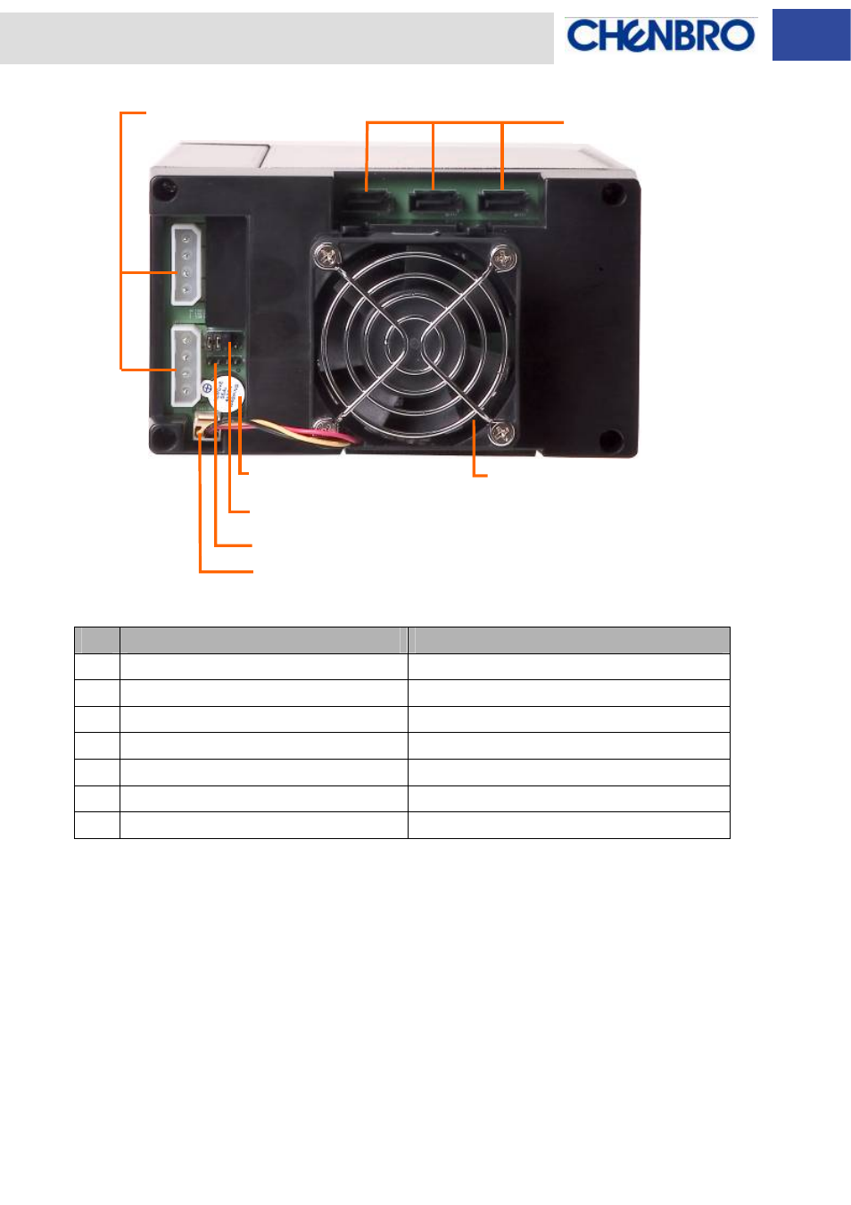 Rear view – with cover | Chenbro SK32303 Installation Guide with 3Gb/s SATA/SAS Backplane - Manual User Manual | Page 10 / 17
