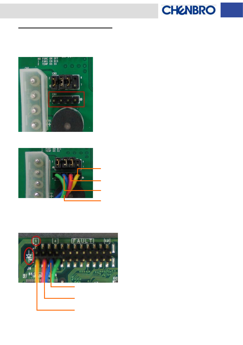 Connector & switch definition, Hdd failure signal connector | Chenbro SK32303 Installation Guide with 3Gb/s SATA/SAS Backplane - Manual User Manual | Page 12 / 17