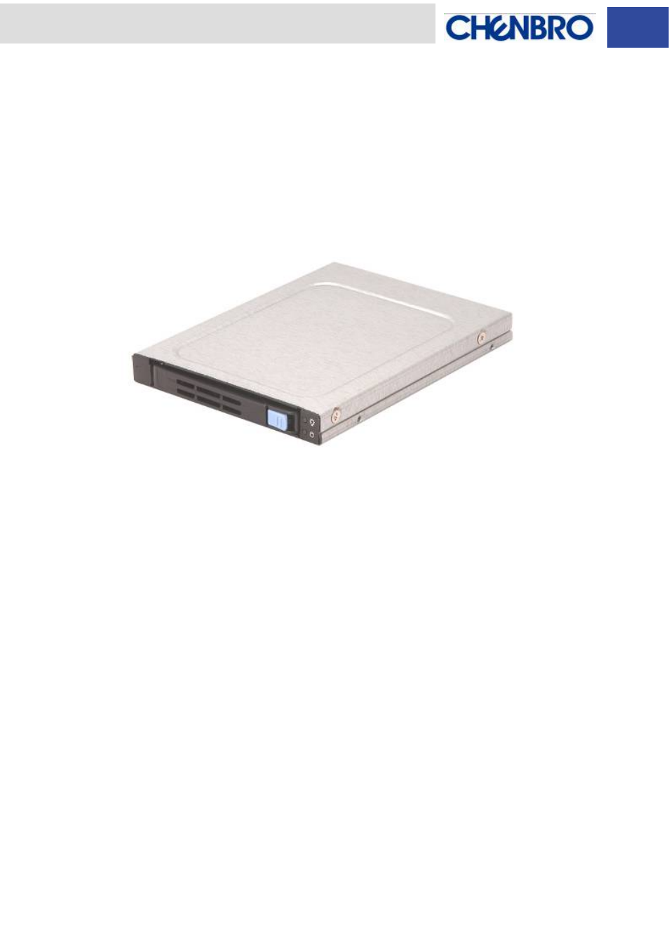 Chenbro SK51101 Installation Guide with 3Gb/s SATA Backplane - Manual User Manual | 12 pages