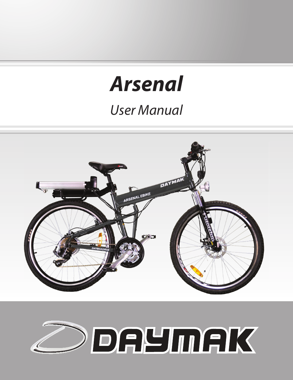 Daymak Arsenal User Manual | 8 pages