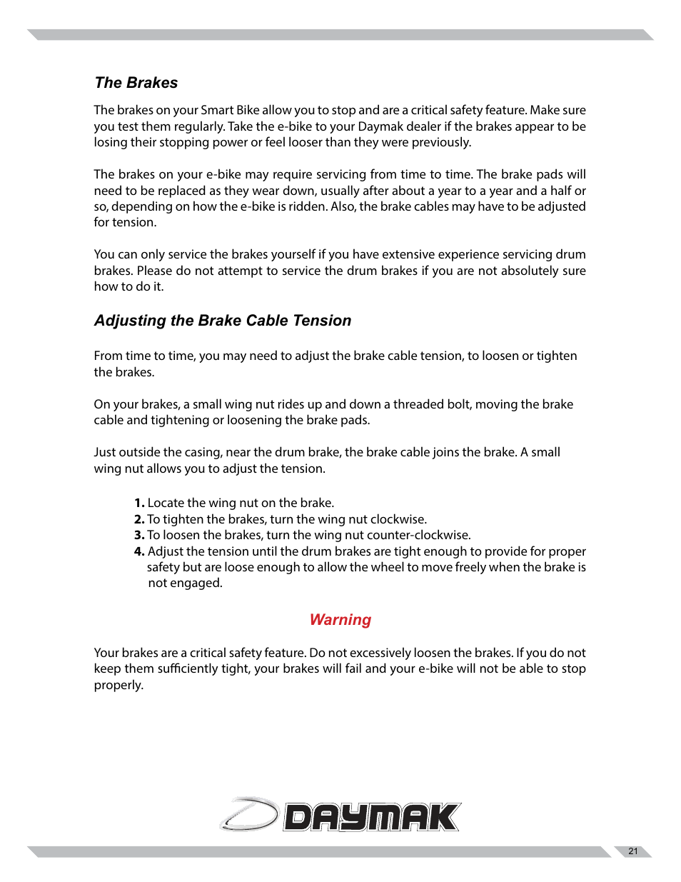 Daymak Utility Deluxe User Manual | Page 21 / 27