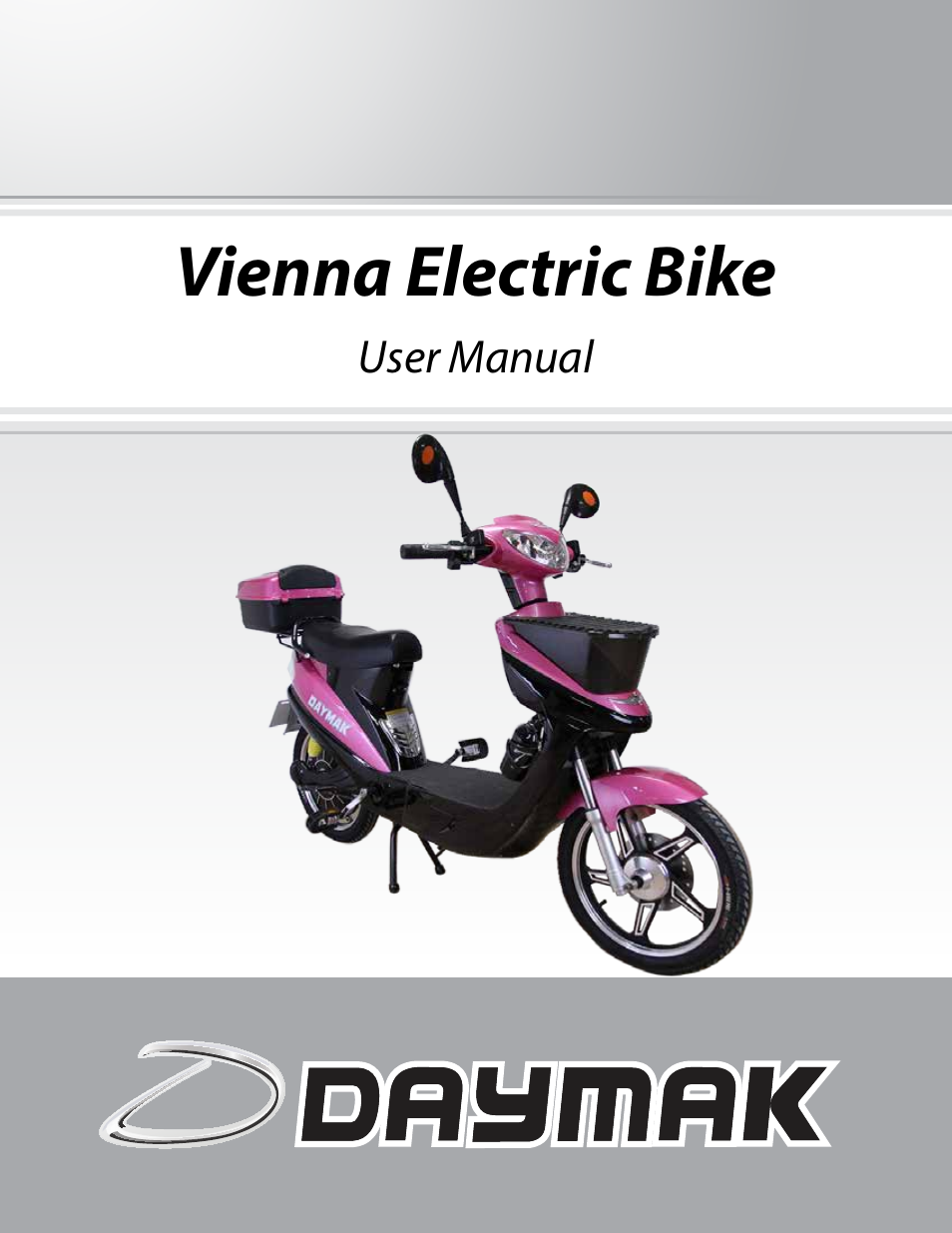 Daymak Vienna Rocket 72V User Manual | 27 pages