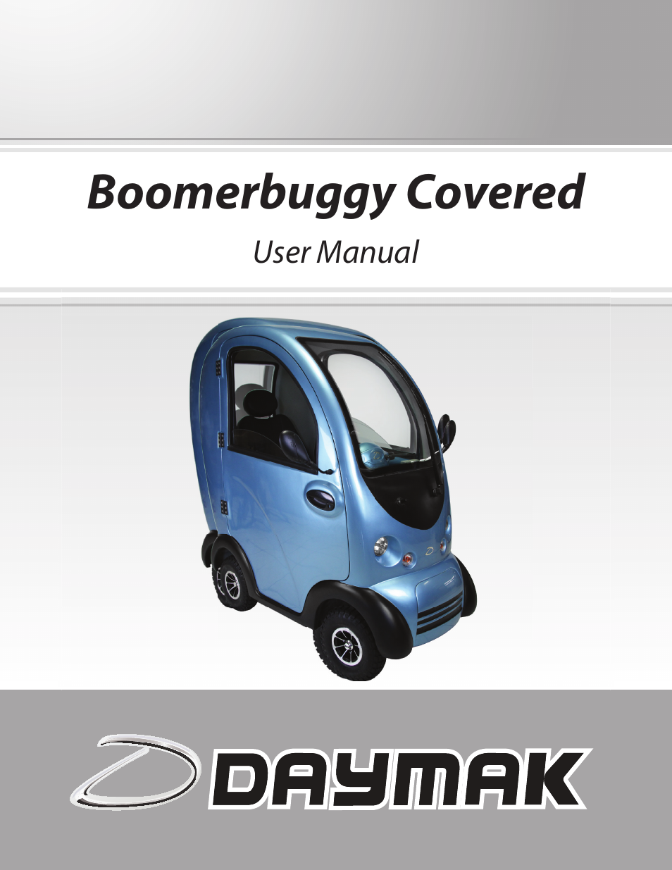 Daymak Boomerbuggy Covered User Manual | 20 pages