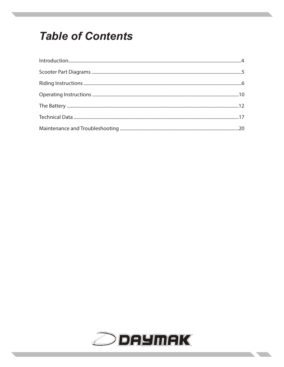 Daymak Boomerbuggy Covered User Manual | Page 3 / 20