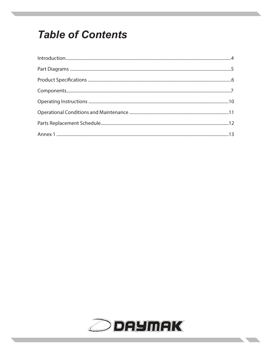 Daymak Boomerbuggy Falcon User Manual | Page 3 / 14