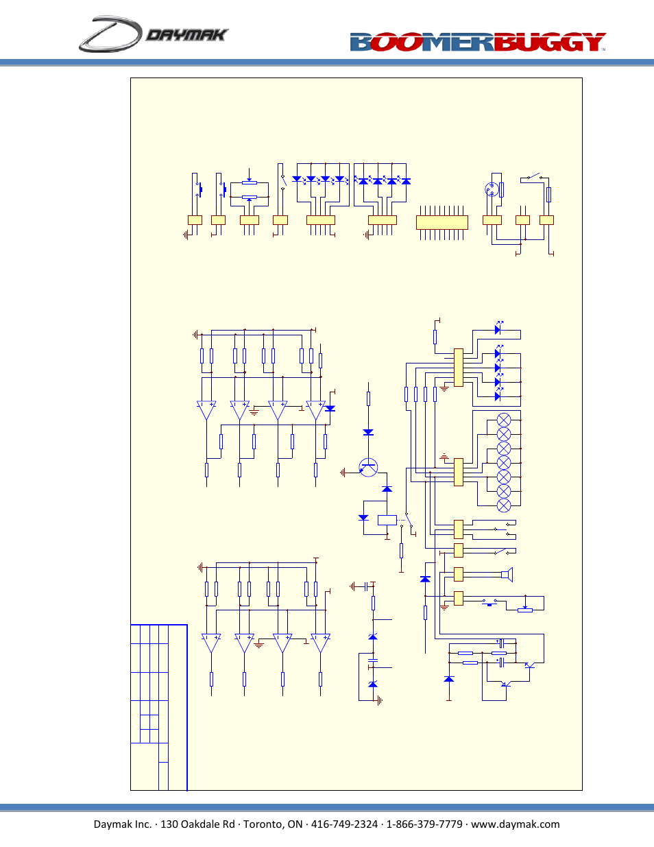 Bisw ift, Indic ator light lam p s keys, Horn switch ** *s ou nd a bju stm en t | Daymak Boomerbuggy IV User Manual | Page 20 / 22