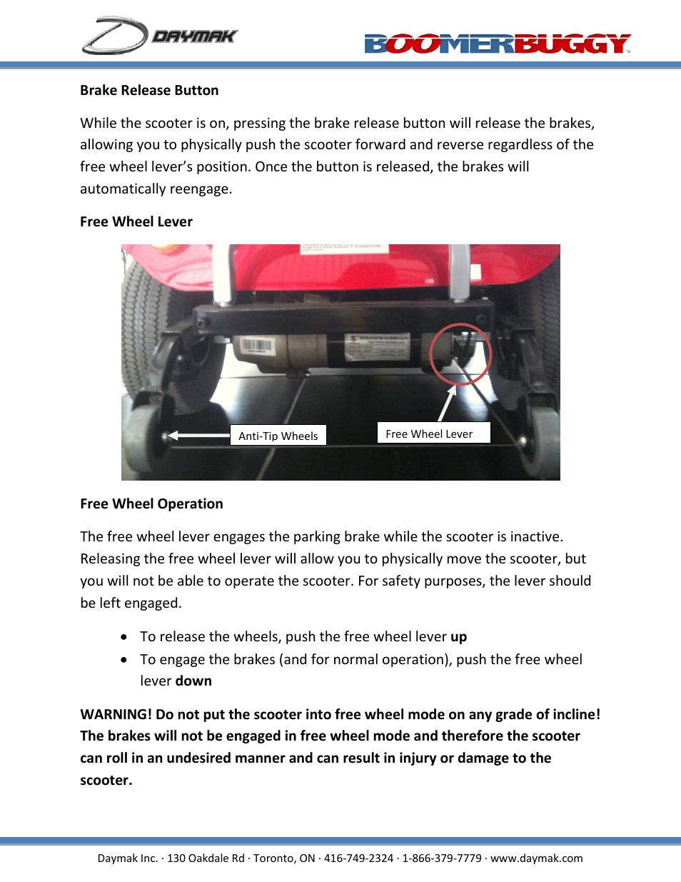 Daymak Boomerbuggy IV User Manual | Page 9 / 22