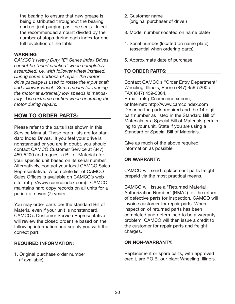 DE-STA-CO 2050E User Manual | Page 21 / 27