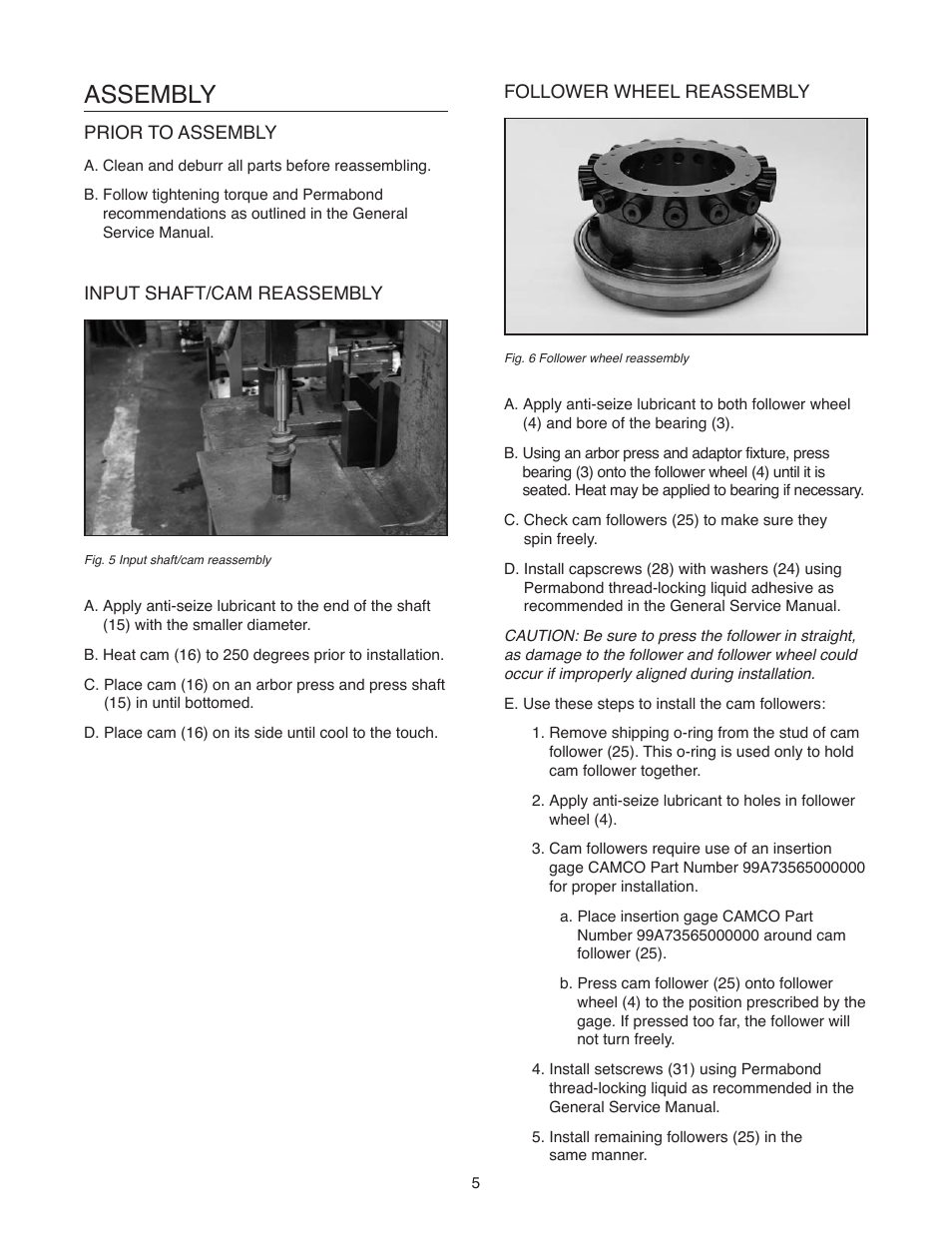 Assembly | DE-STA-CO 115RSD User Manual | Page 6 / 16