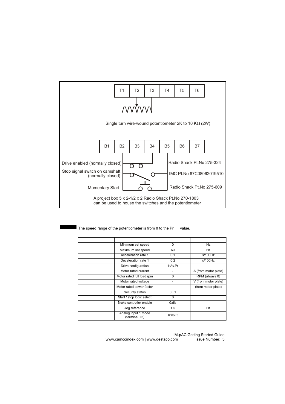 Proximity switch for cycling | DE-STA-CO IM-pAC AC Drive Getting Started Guide User Manual | Page 14 / 72