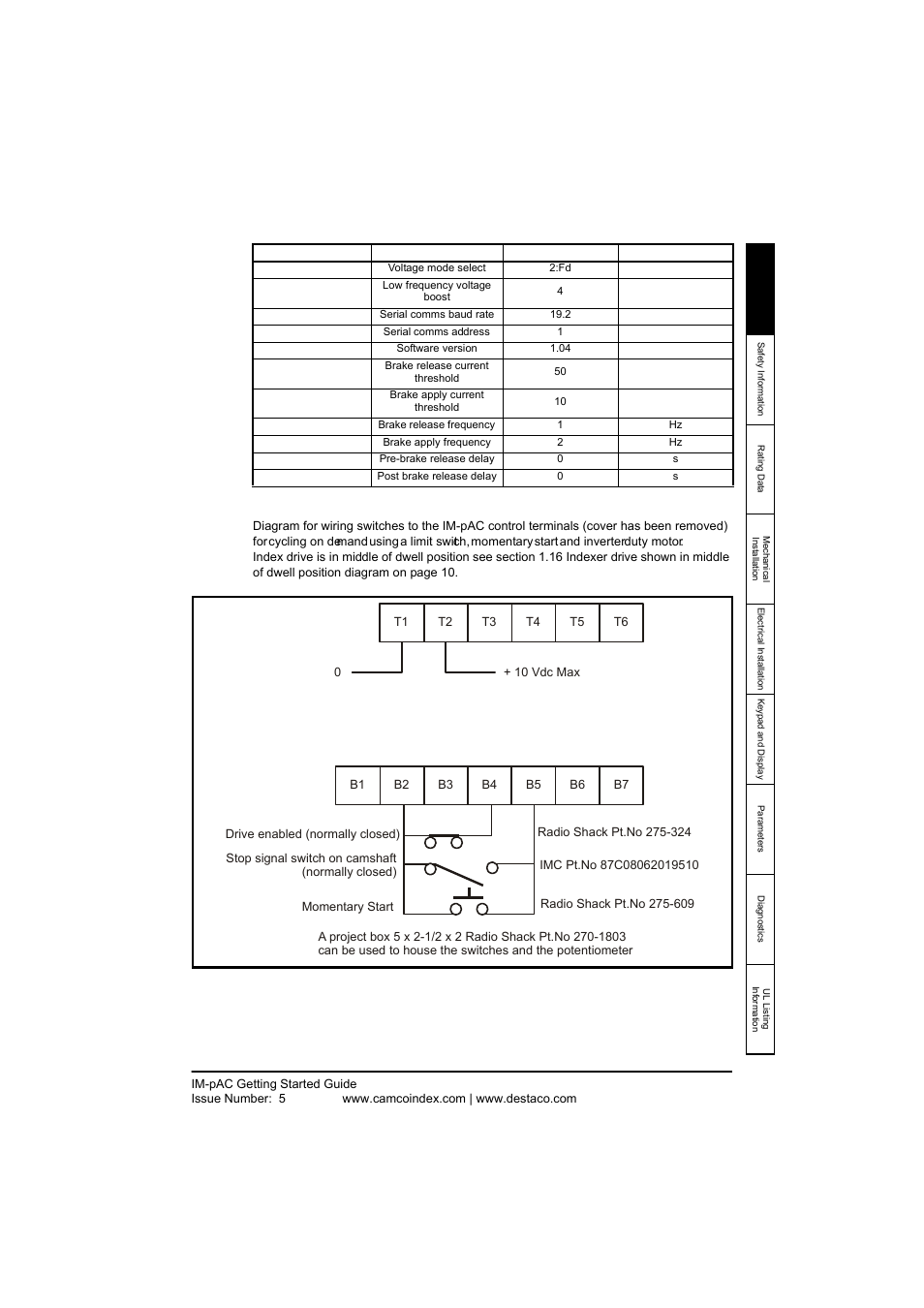 23 drive wiring for a plc to control speed, Drive wiring for a plc to control speed | DE-STA-CO IM-pAC AC Drive Getting Started Guide User Manual | Page 21 / 72