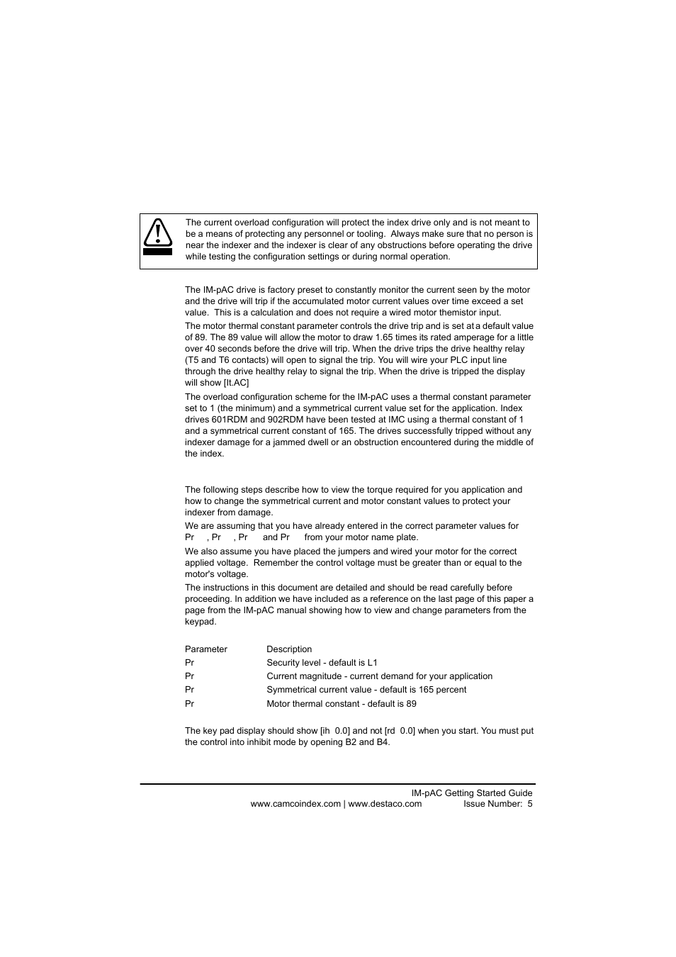 DE-STA-CO IM-pAC AC Drive Getting Started Guide User Manual | Page 22 / 72