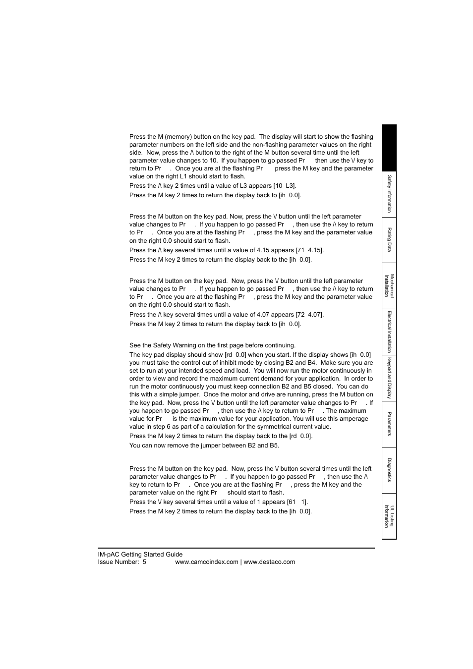 DE-STA-CO IM-pAC AC Drive Getting Started Guide User Manual | Page 23 / 72
